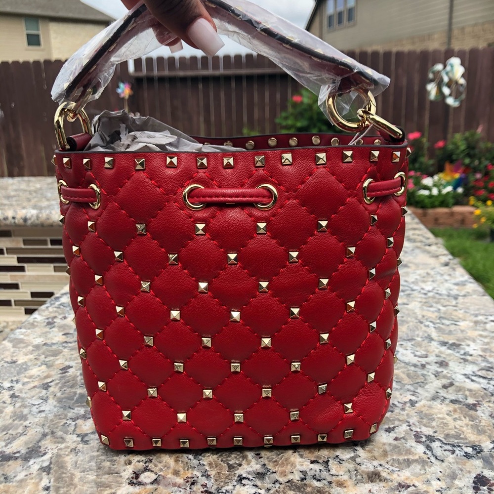 mini red bag